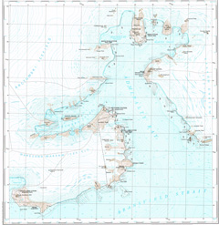 Mapa okolicy Stacji Arctowski