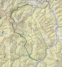 Mapa rejonu i trasy zawodów