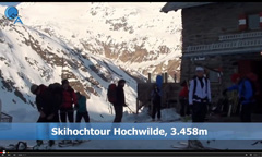 Etap 2 - film z wejścia na szczyt Hochwilde ze schroniska Langtalerhütte 2450m